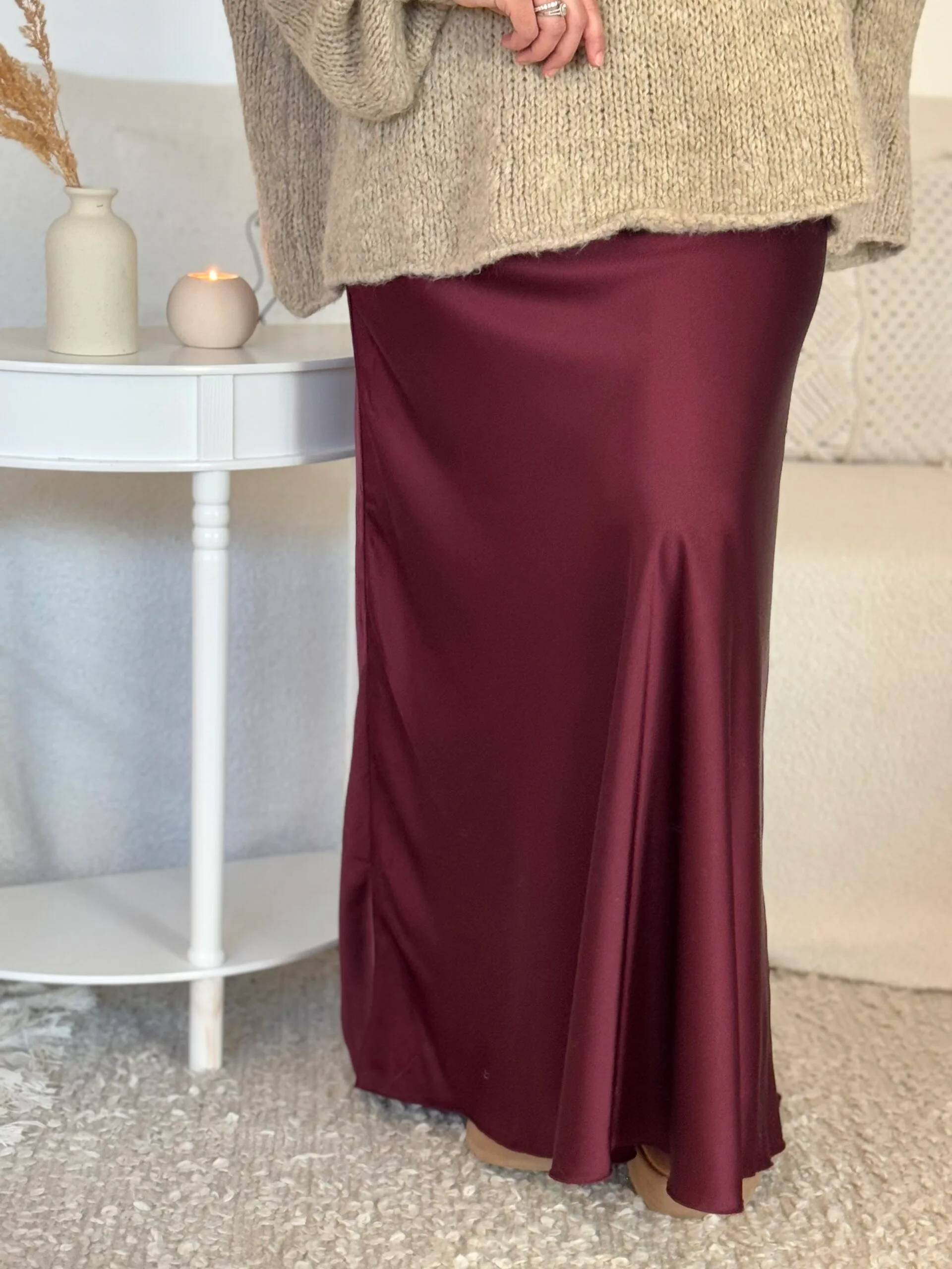 Jupe longue satinée – Image 2