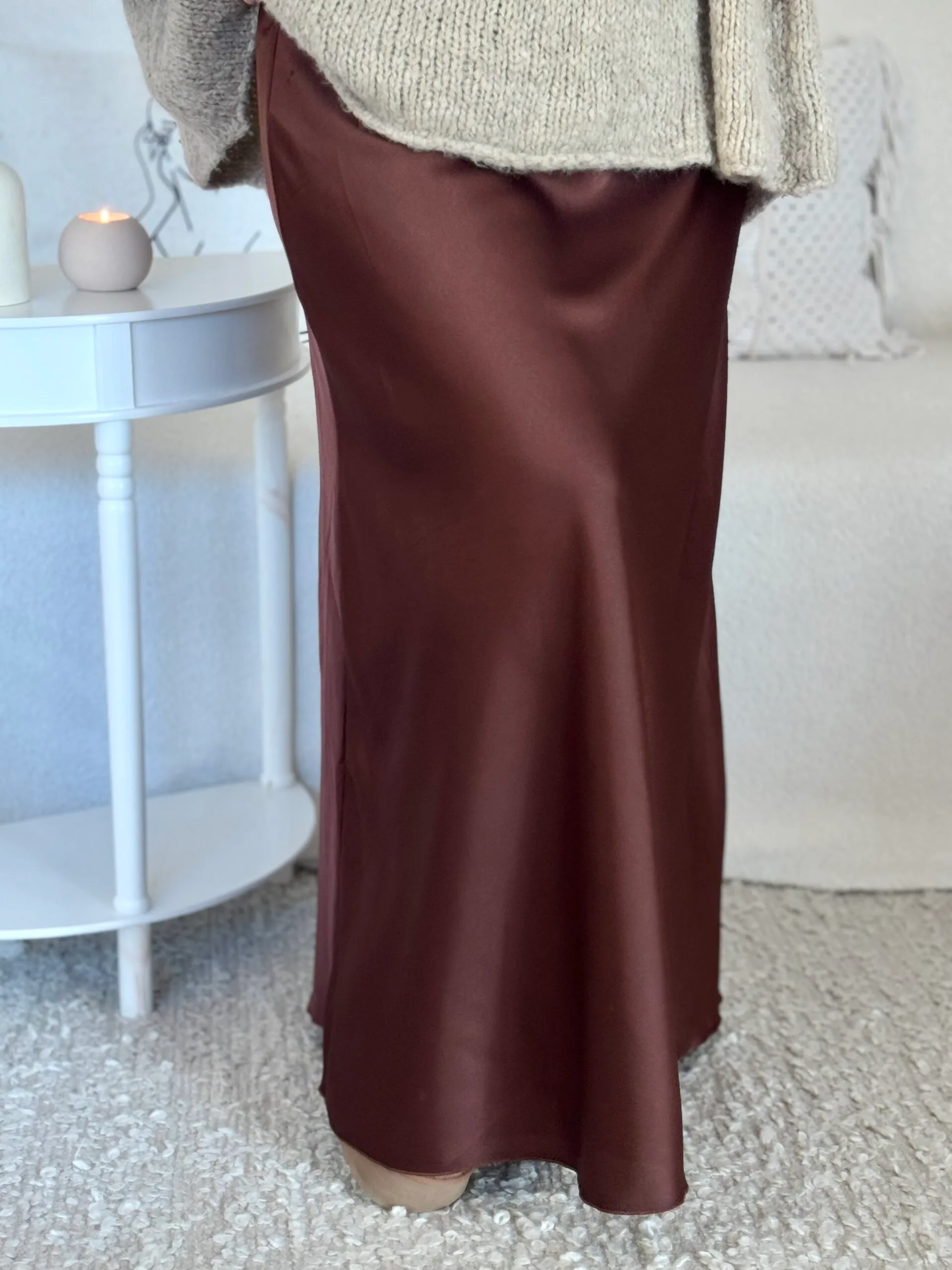 Jupe longue satinée – Image 4